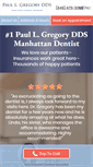 Mobile Screenshot of dentistmanhattannewyork.com
